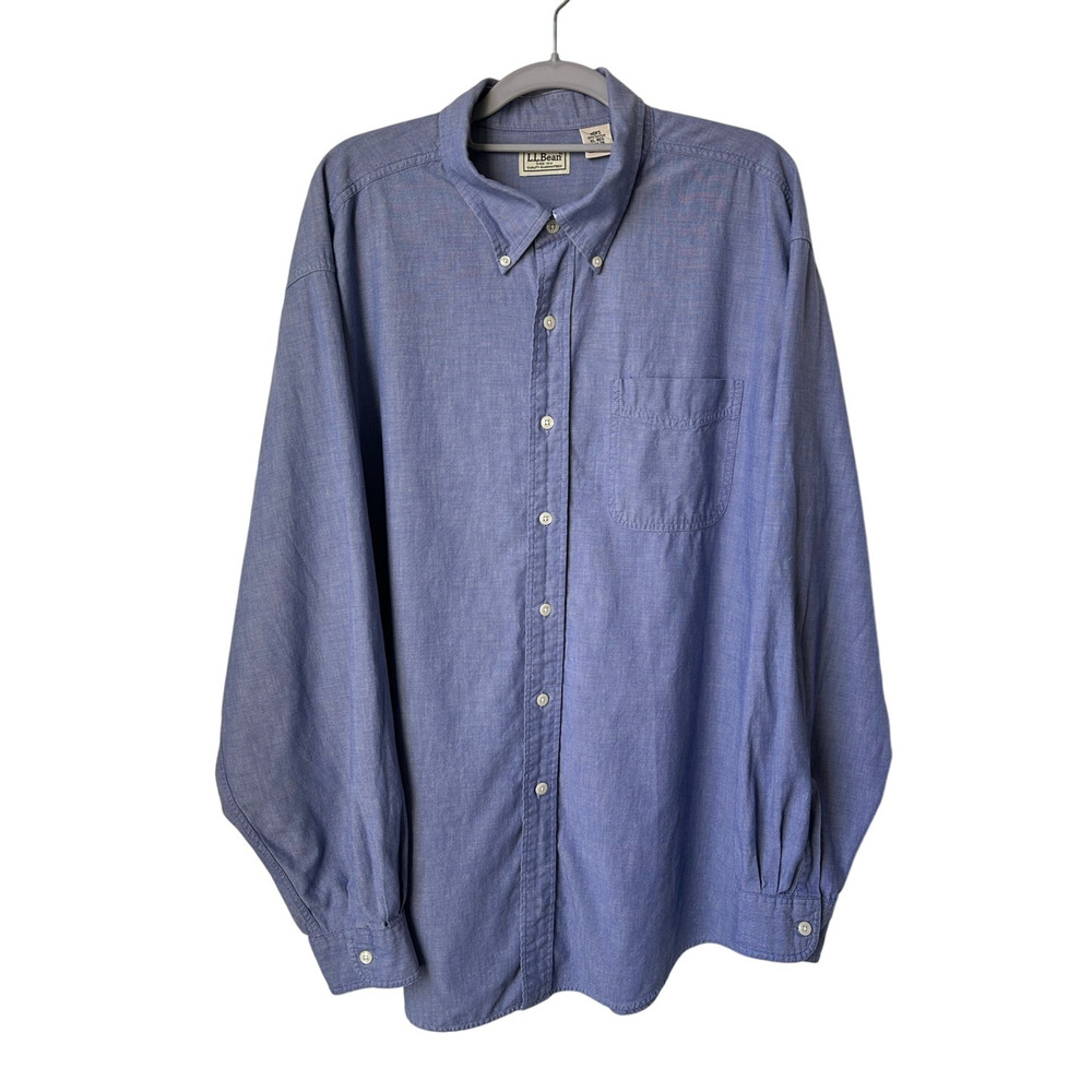 L.L.Bean Cotton Dress Shirt - XL